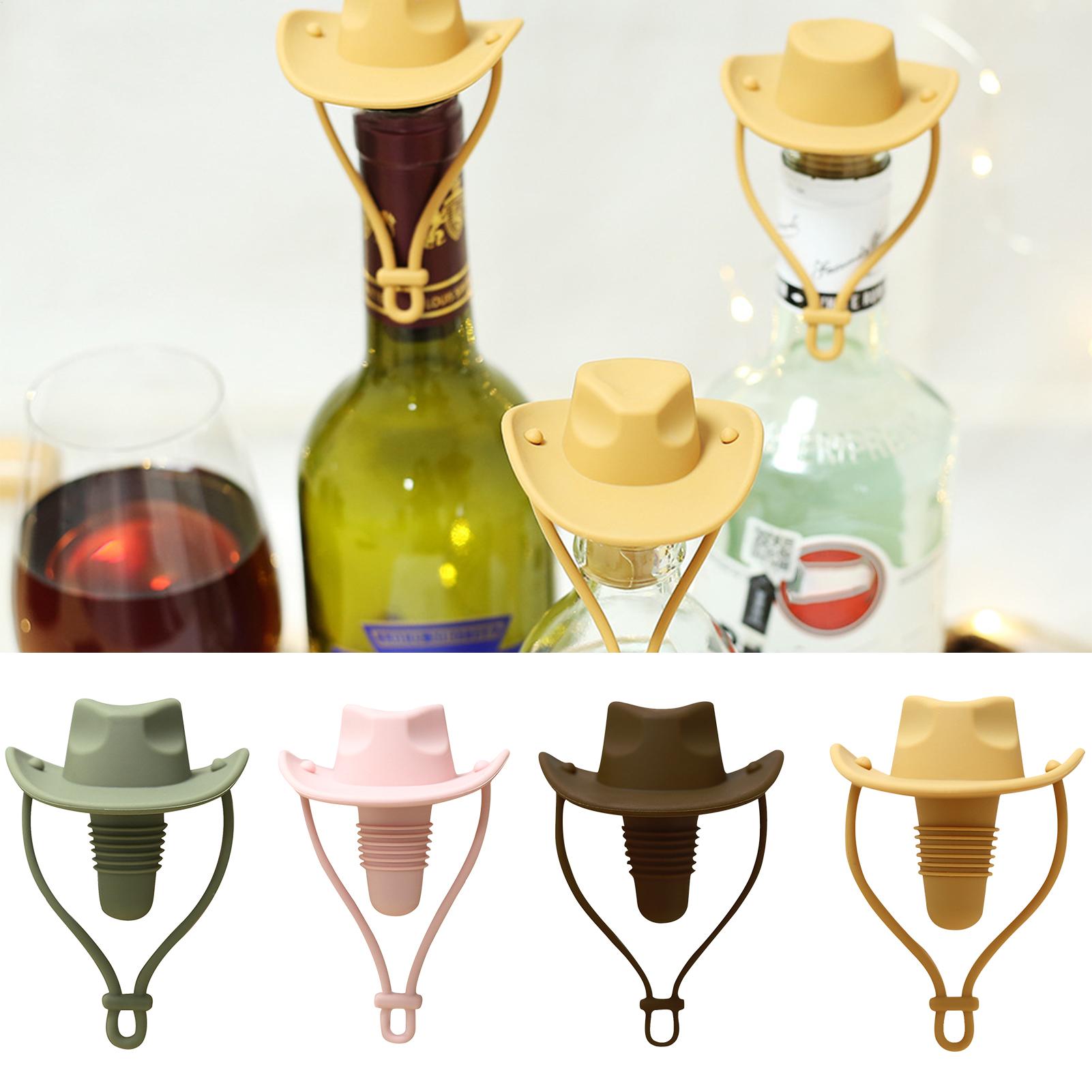 Kitchen Gadgets For Women - Cowboyhoed Wijnstopper Cowboyhoed Champagneflesstopper Siliconen drankconservering