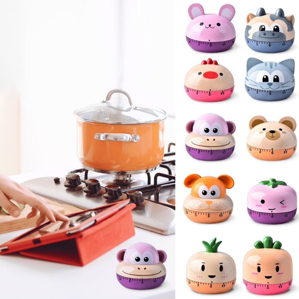 Kitchen Gadgets Cool - Dier Schattig Mechanische Timer Student Leren