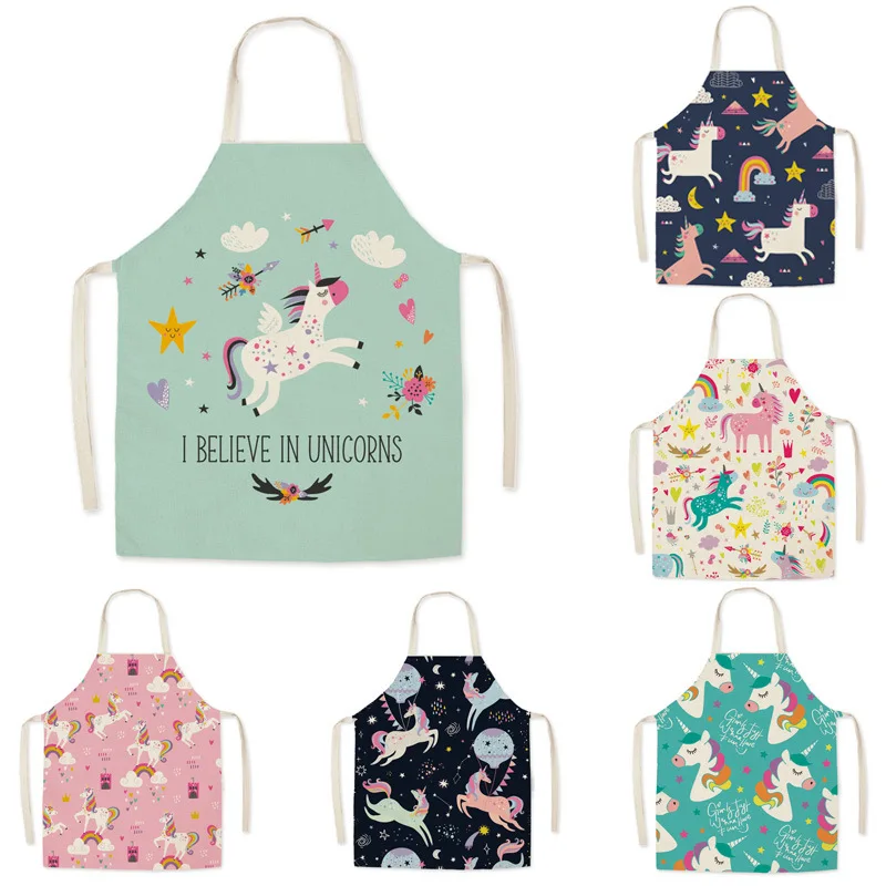 Kitchen Gadgets Trending - Cartoon Eenhoorn Mode Katoenen Linnen Stof