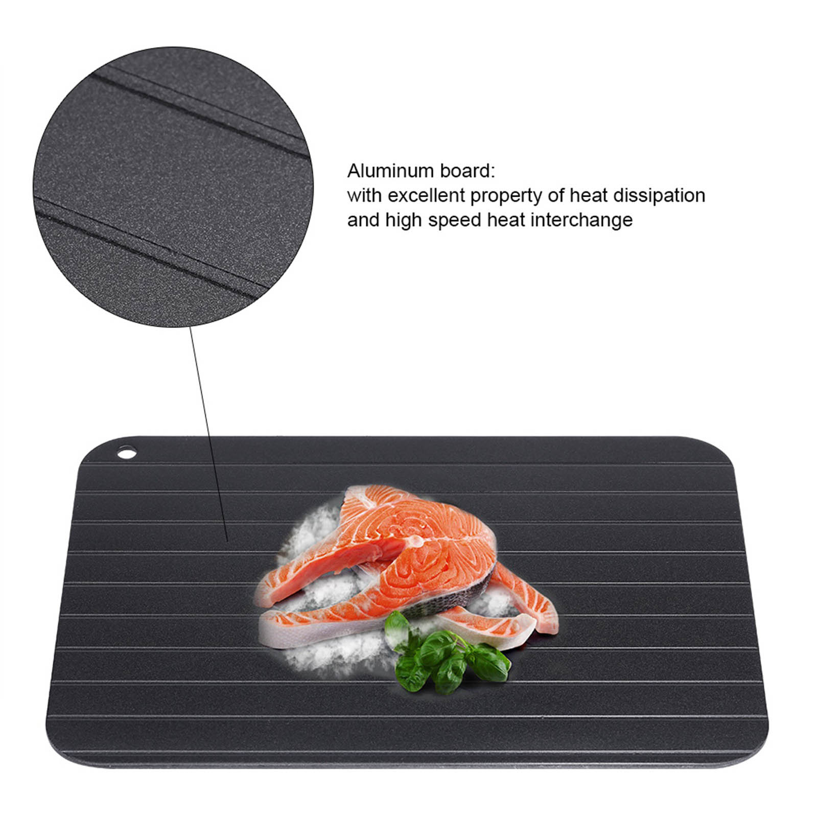 Kitchen Gadgets Cool - Snelle ontdooibak Aluminiumlegering Ontdooien Voedsel Ontdooibak