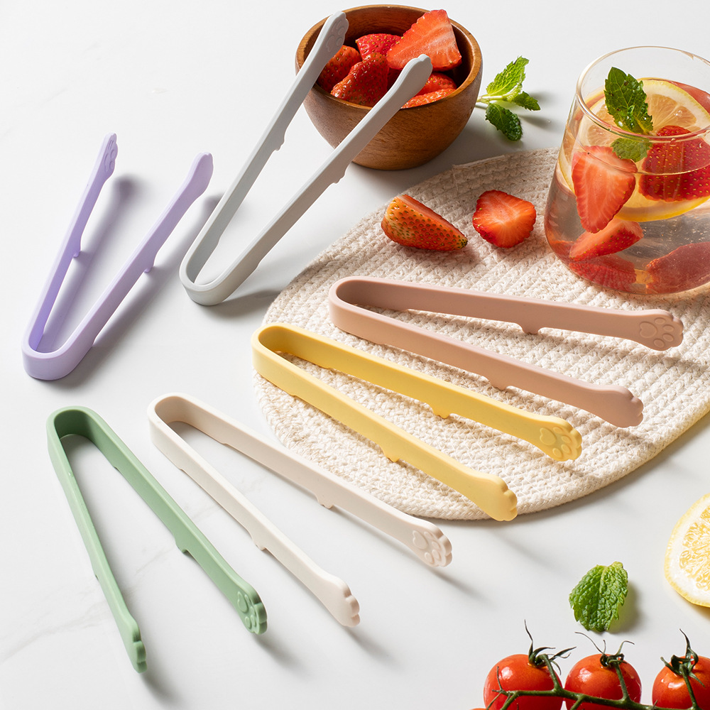 Kitchen Gadgets Pakistan - Leuke Kat Poot Siliconen Voedseltangen Veelkleurige