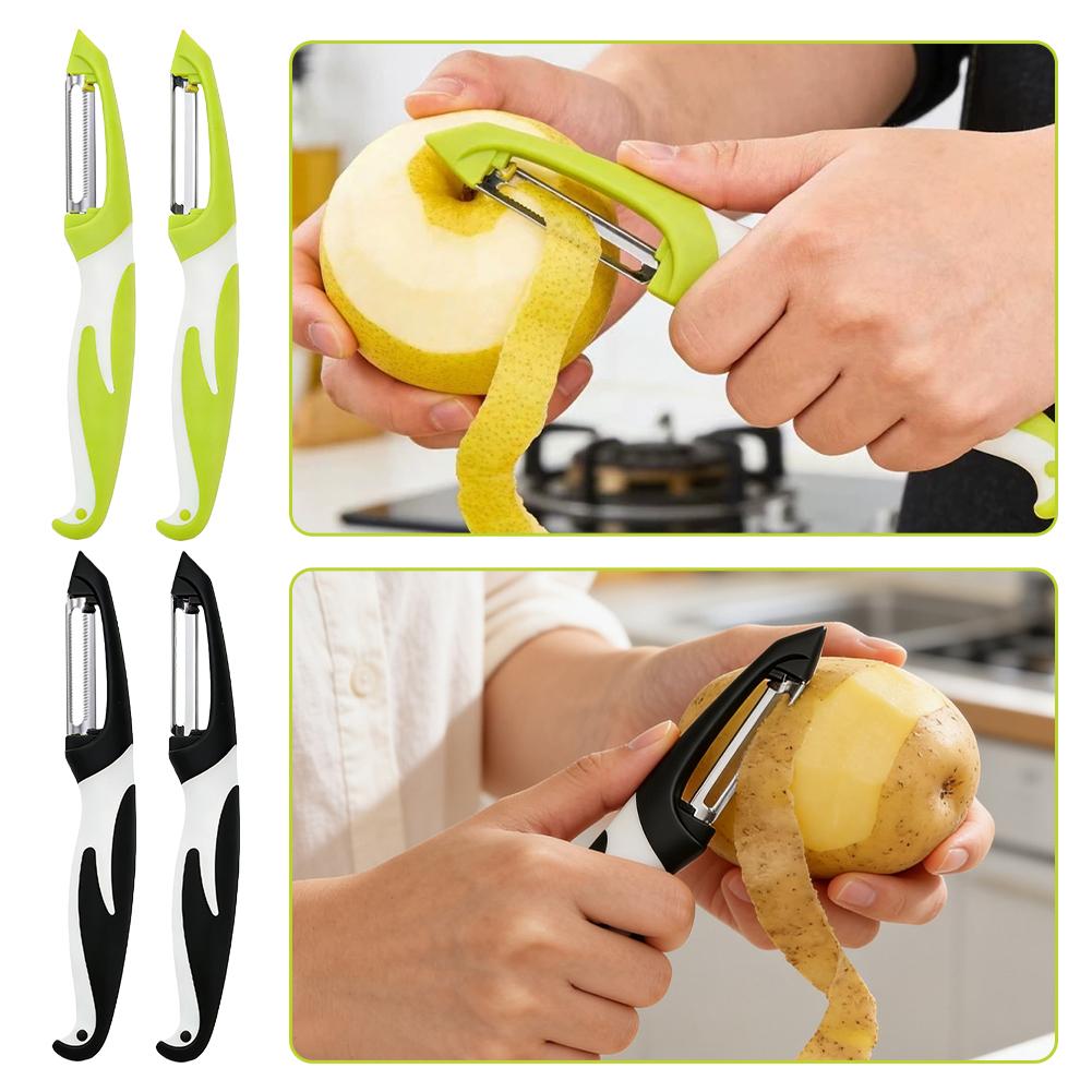 Kitchen Gadgets And Equipment - Groentesnijder Roestvrijstalen Dunschiller Mes Snijder Wortel