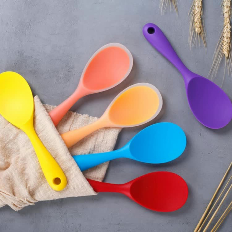 Kitchen Gadgets Cool - 1 Stuks Siliconen Lepel Non-stick Kooklepel