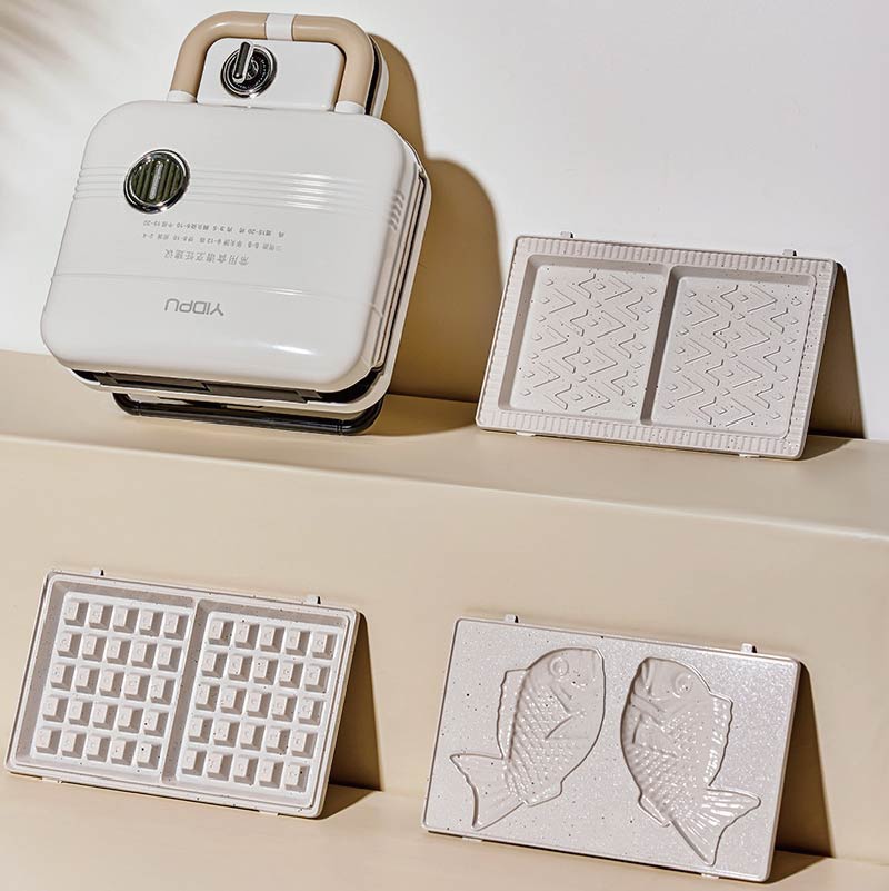 Breakfast Sandwich Maker - 750W Elektrische Sandwich Maker Multi-Functionele Ontbijtmaker