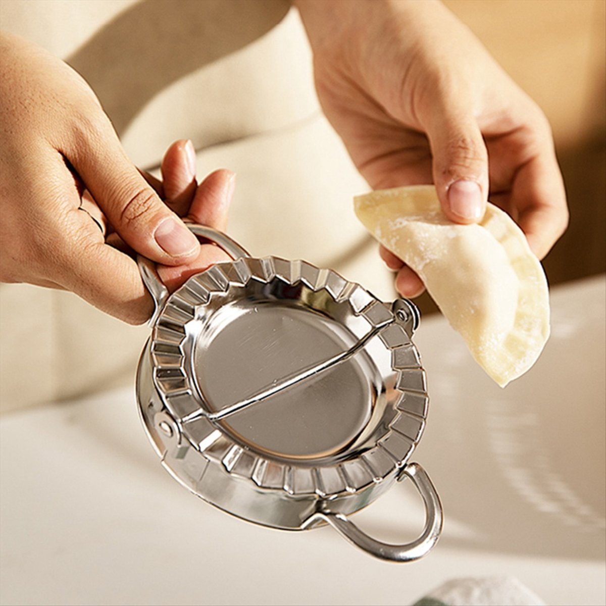 Kitchen Gadgets Trending - 2026 Trend Dumpling Maker Roestvrijstalen Dumplingvorm
