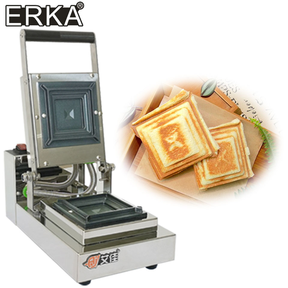 Breakfast Sandwich Maker - ERKA Hot Press Sandwich Maker vierkante