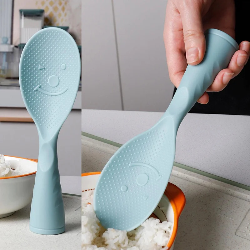 Kitchen Gadgets Cool - Thuiskeuken Antiaanbaklaag en staande plastic rijstlepelpeddels