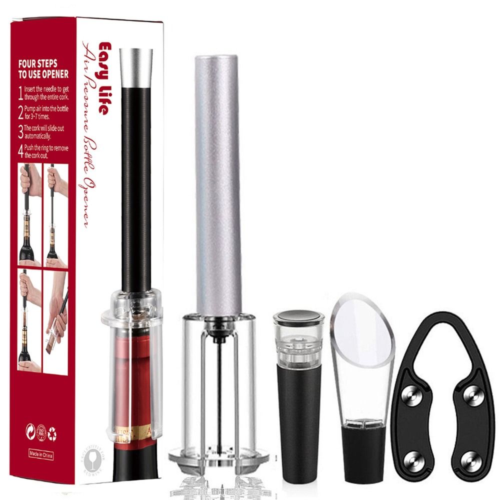 Kitchen Gadgets And Equipment - Baraccessoires Wijnflesopener Set Aluminiumlegering ABS Luchtpomp