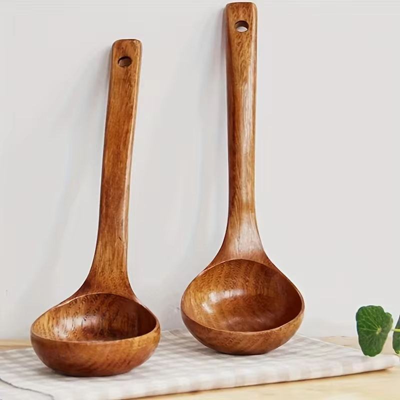 Kitchen Gadgets Cool - 1 st anti-aanbak houten kooklepel, dagelijkse