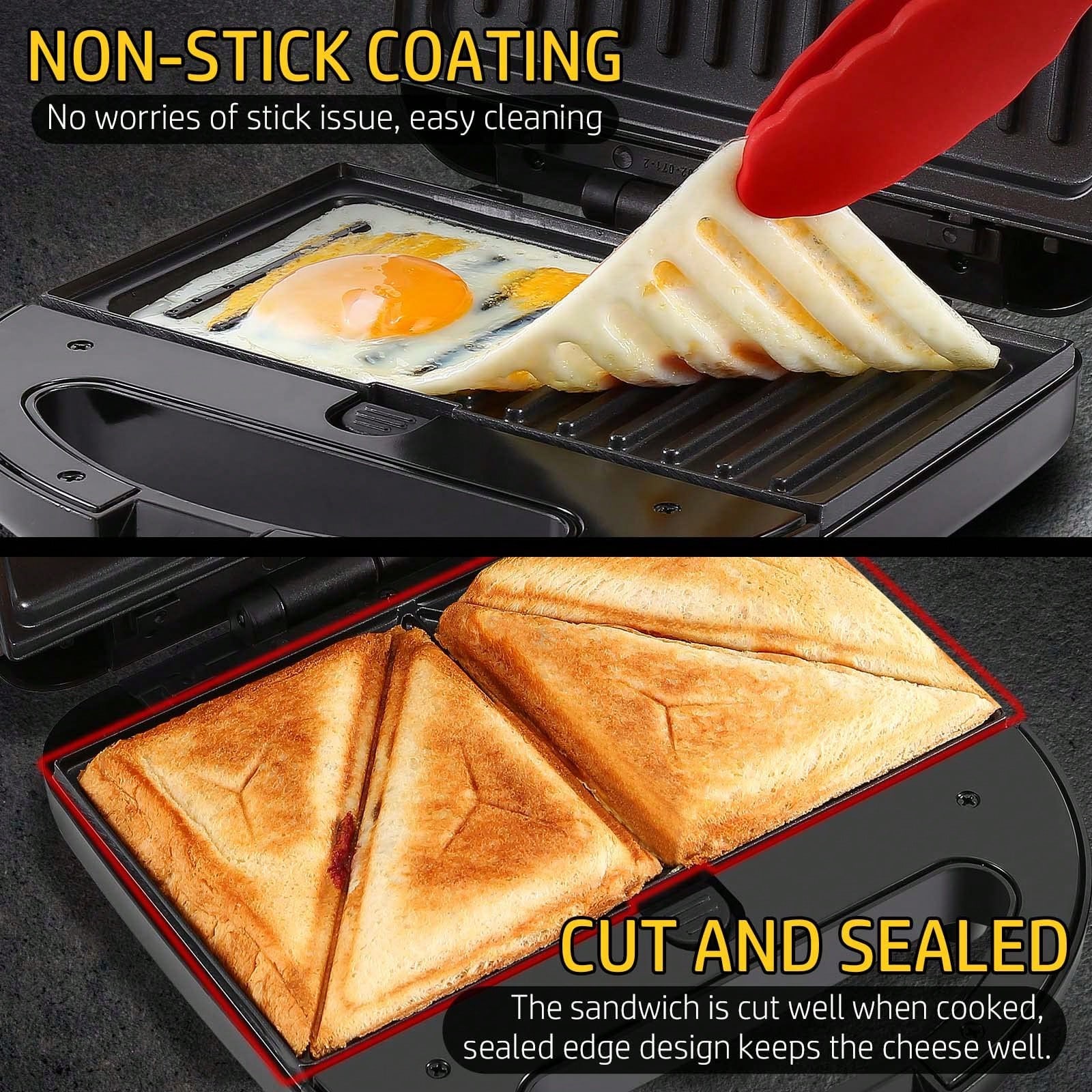 3-in-1 Sandwich-wafelijzer 750 - Breakfast Sandwich Maker recensie en prijs