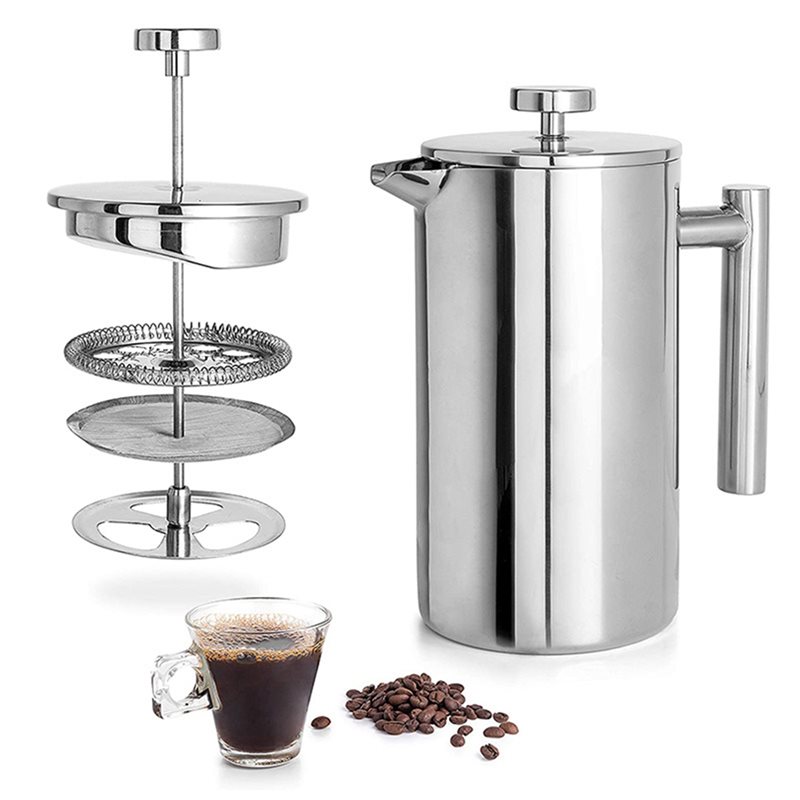 2X RVS French Press Koffiezeta - French Press Coffee Maker recensie en prijs