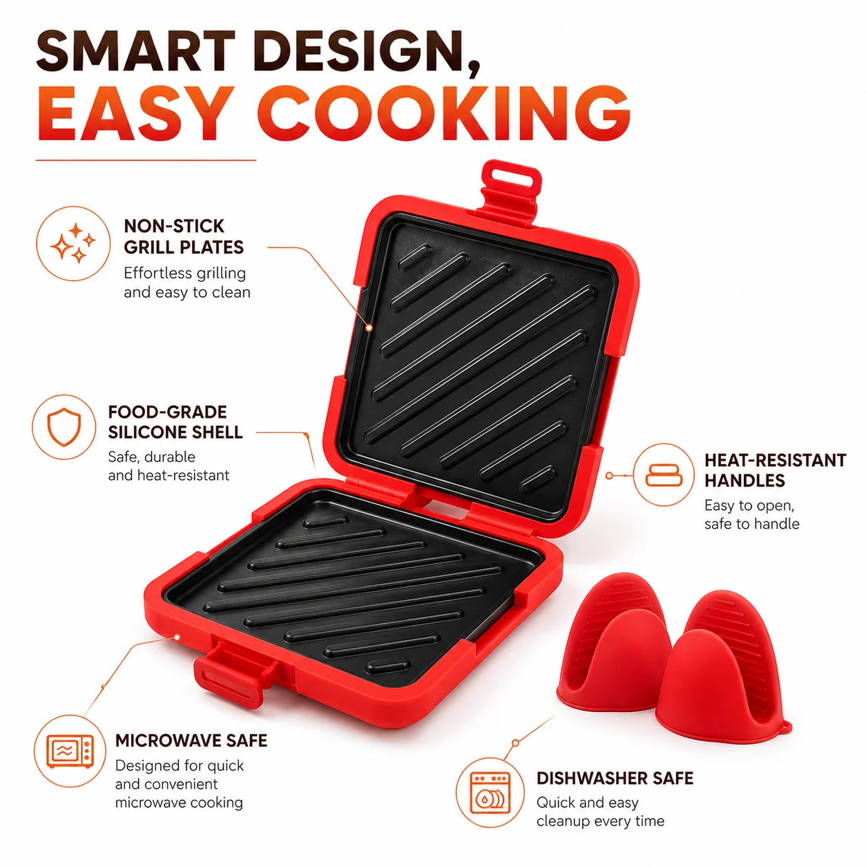 Magnetron Sandwichmaker Anti-a - Breakfast Sandwich Maker recensie en prijs