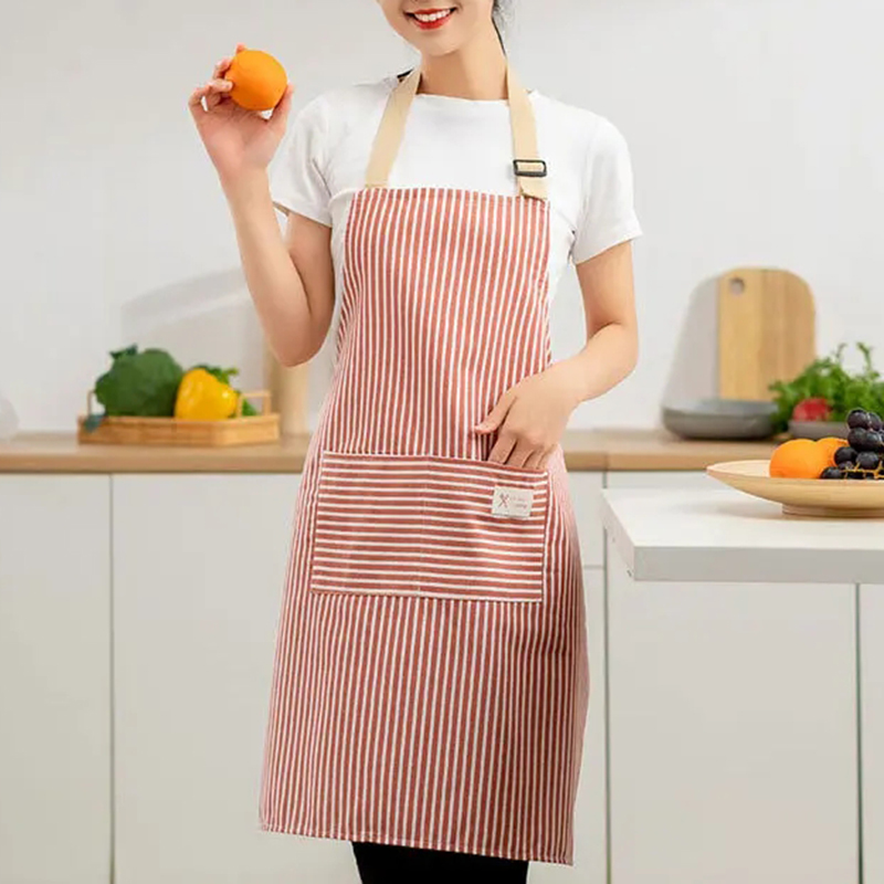 Linnen gestreept schort Ademen - Kitchen Gadgets Trending recensie en prijs