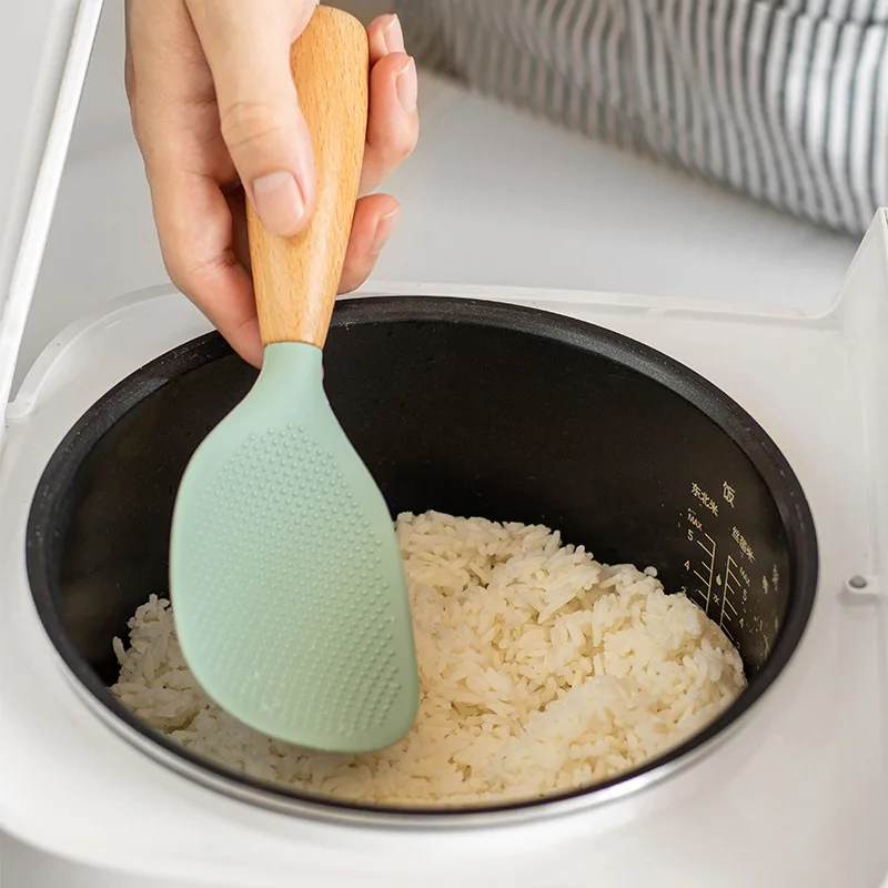 Hangende Siliconen Rijstlepel  - Kitchen Gadgets Cool recensie en prijs