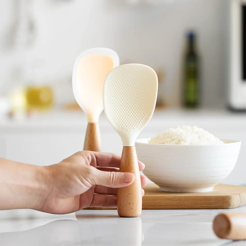 Hangende Siliconen Rijstlepel  - Kitchen Gadgets Cool recensie en prijs