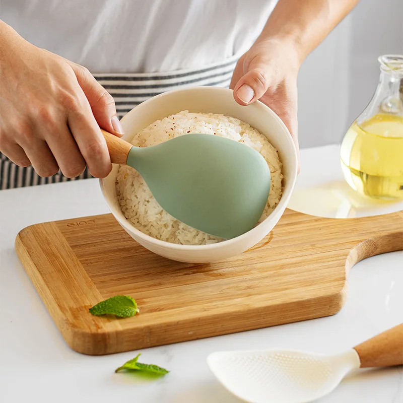 Hangende Siliconen Rijstlepel  - Kitchen Gadgets Cool recensie en prijs