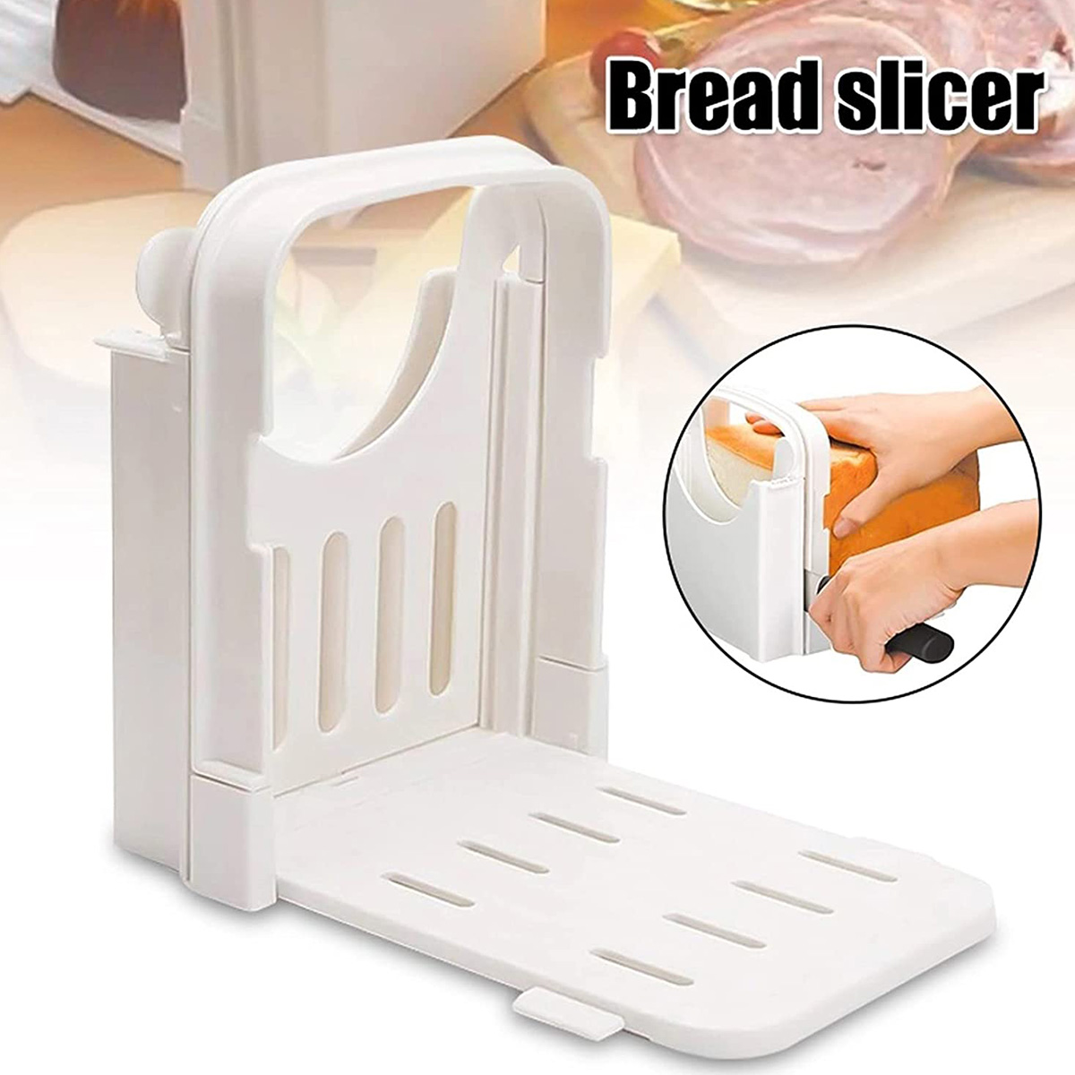 Toast Slicer Tool Opvouwbare B - Kitchen Gadgets Guide recensie en prijs