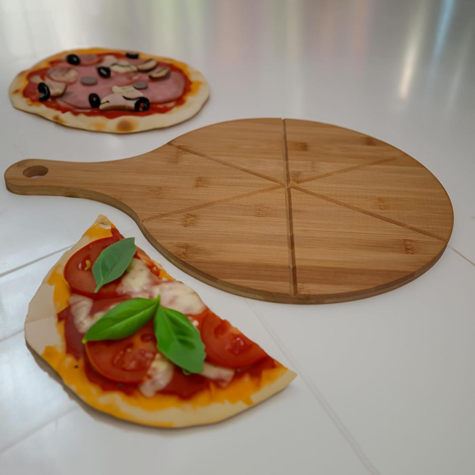 Pizza snijplank houten rond ke - Kitchen Gadgets Guide recensie en prijs