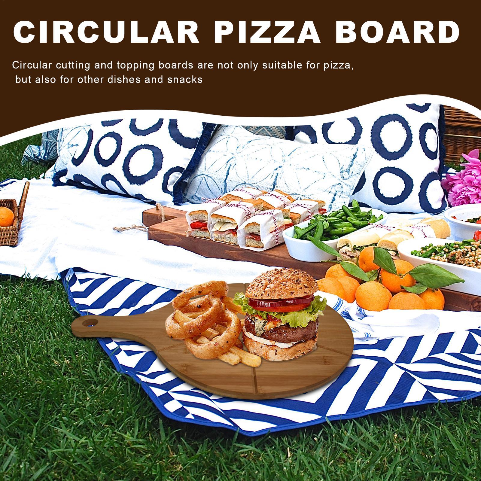 Pizza snijplank houten rond ke - Kitchen Gadgets Guide recensie en prijs
