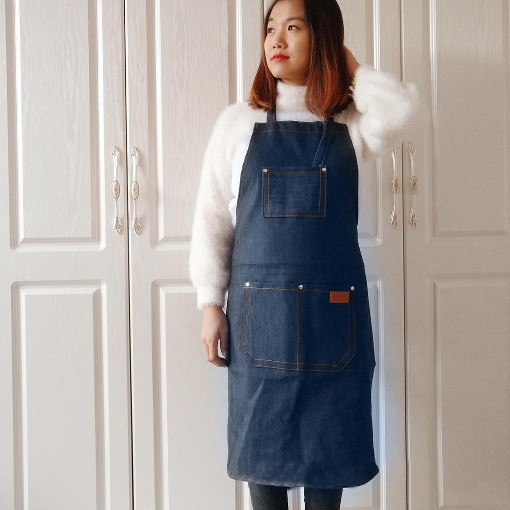 Huishoudelijke denim schort Ol - Kitchen Gadgets Trending recensie en prijs