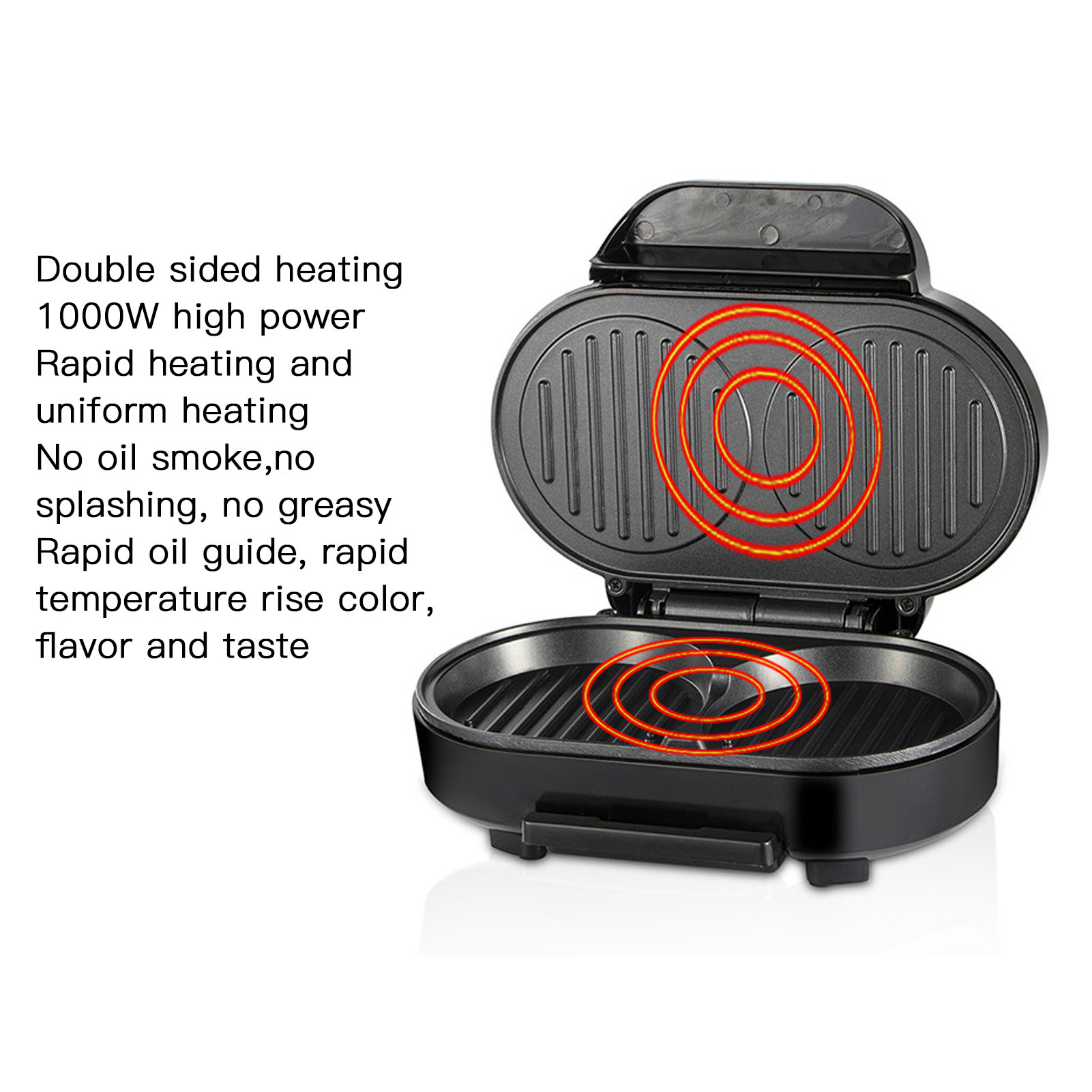 Elektrische hamburgergrill met - Breakfast Sandwich Maker recensie en prijs