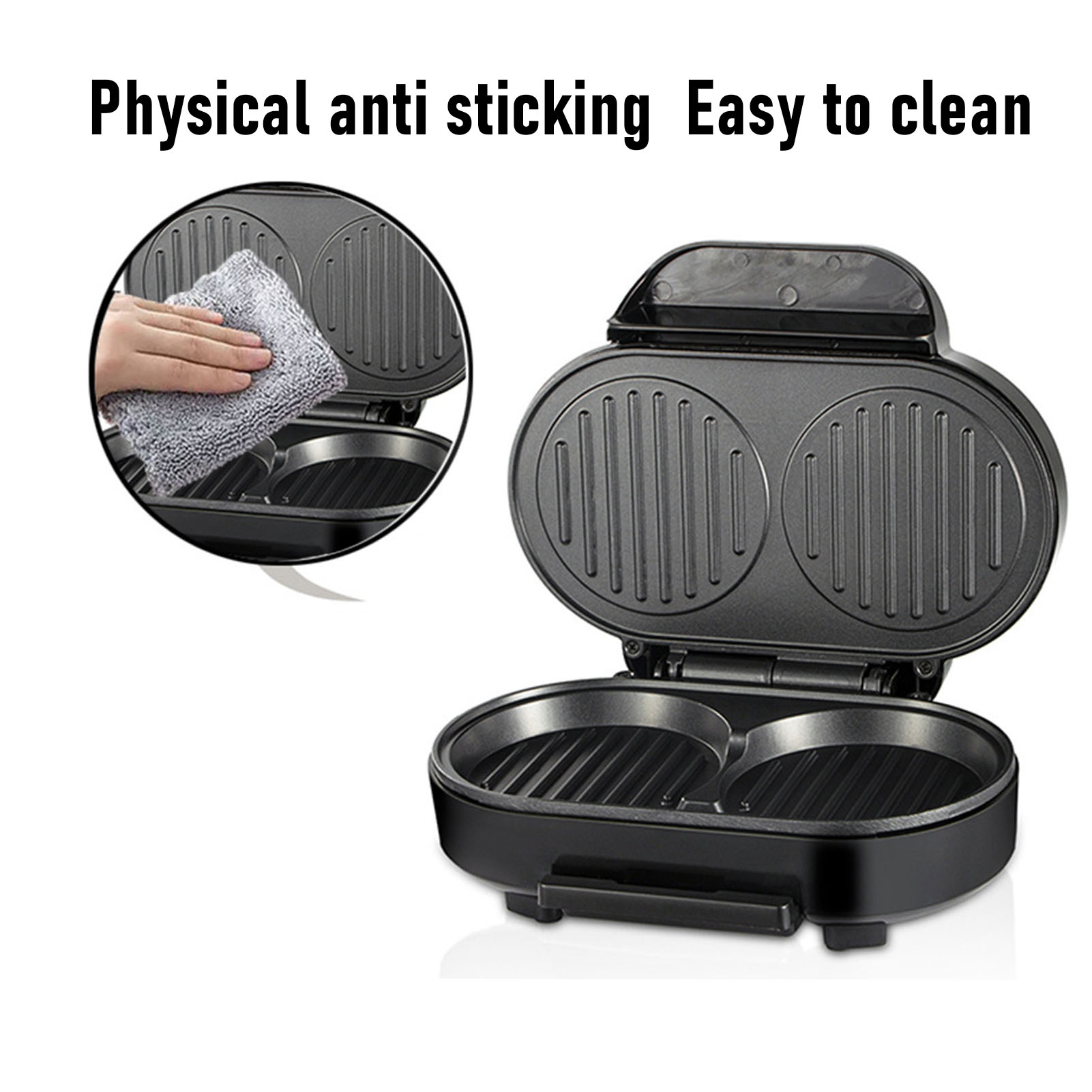Elektrische hamburgergrill met - Breakfast Sandwich Maker recensie en prijs