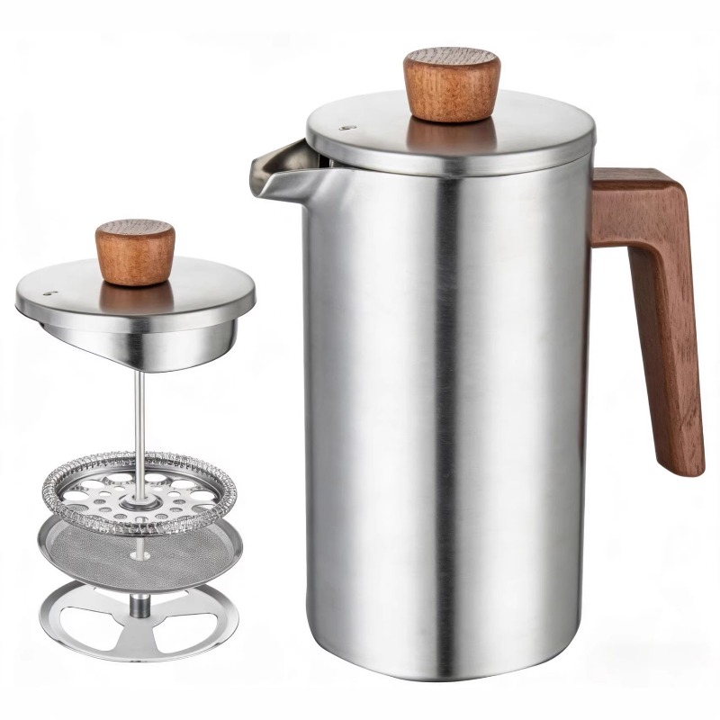 JUSTINLAU 1000ml RVS French Pr - French Press Coffee Maker recensie en prijs