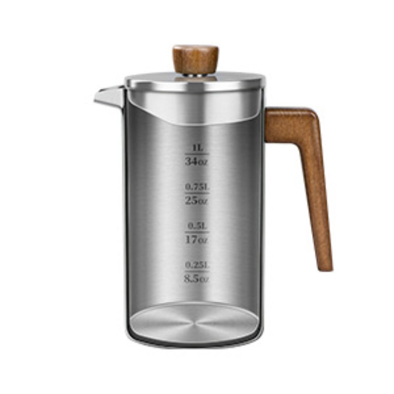 JUSTINLAU 1000ml RVS French Pr - French Press Coffee Maker recensie en prijs