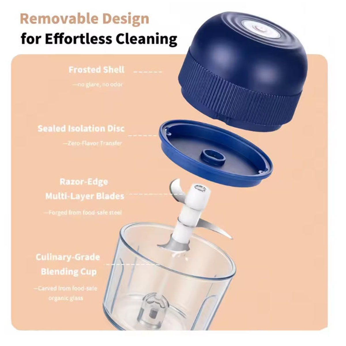 1PC Elektrische Knoflook Chopp - Kitchen Gadgets Cool recensie en prijs