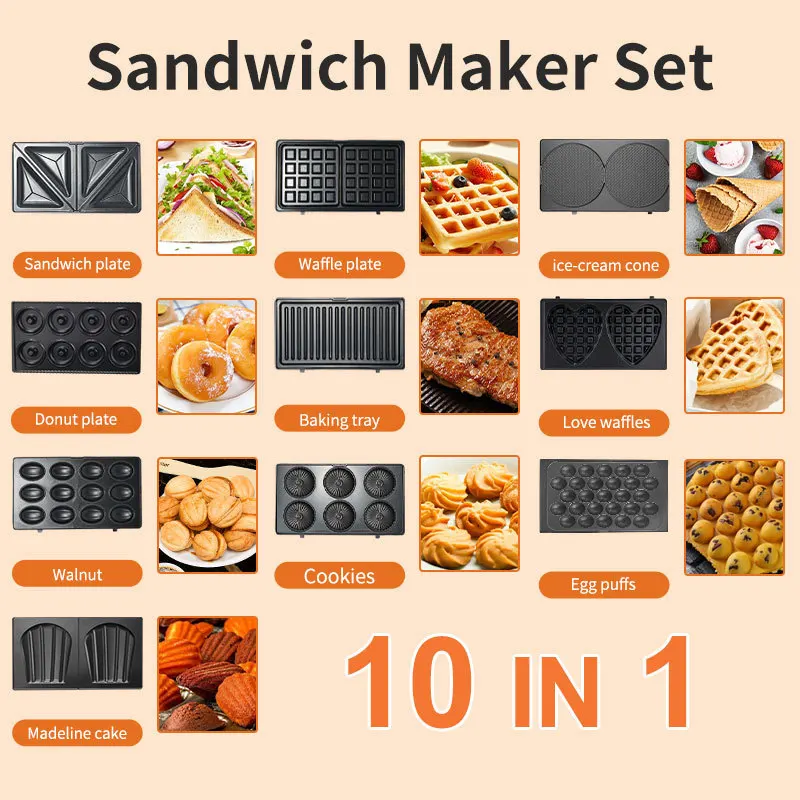 220/110V Huishoudelijke appara - Breakfast Sandwich Maker recensie en prijs