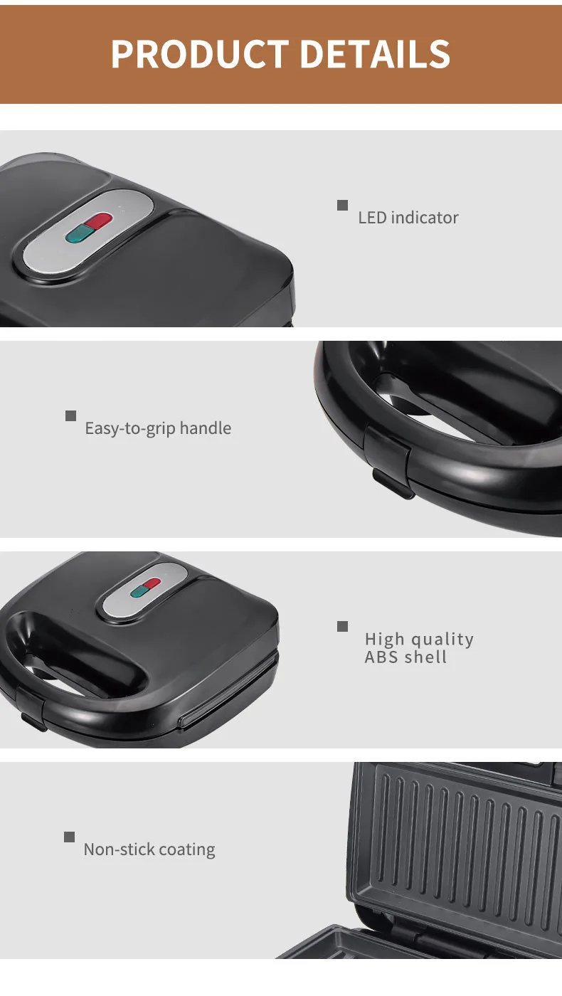 220/110V Huishoudelijke appara - Breakfast Sandwich Maker recensie en prijs