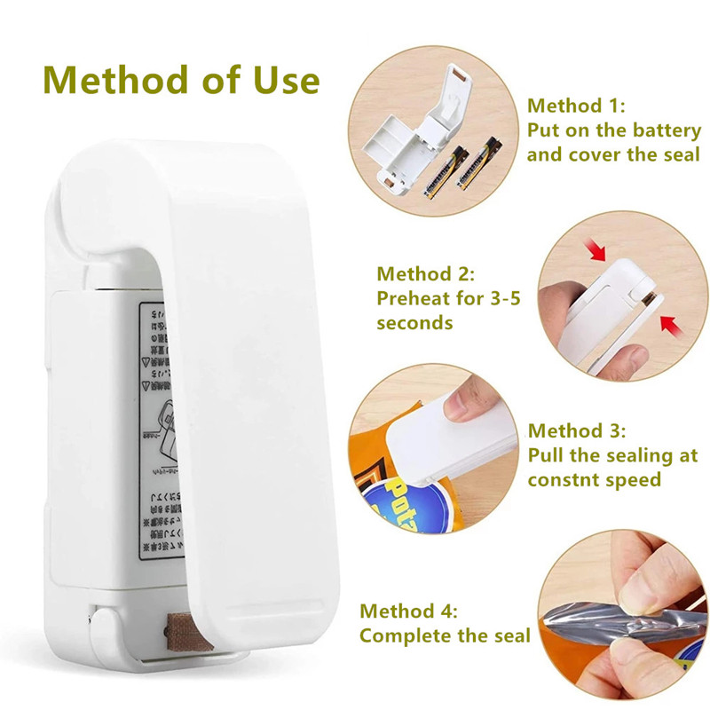Draagbare Tas Heat Sealer Plas - Kitchen Gadgets Cool recensie en prijs