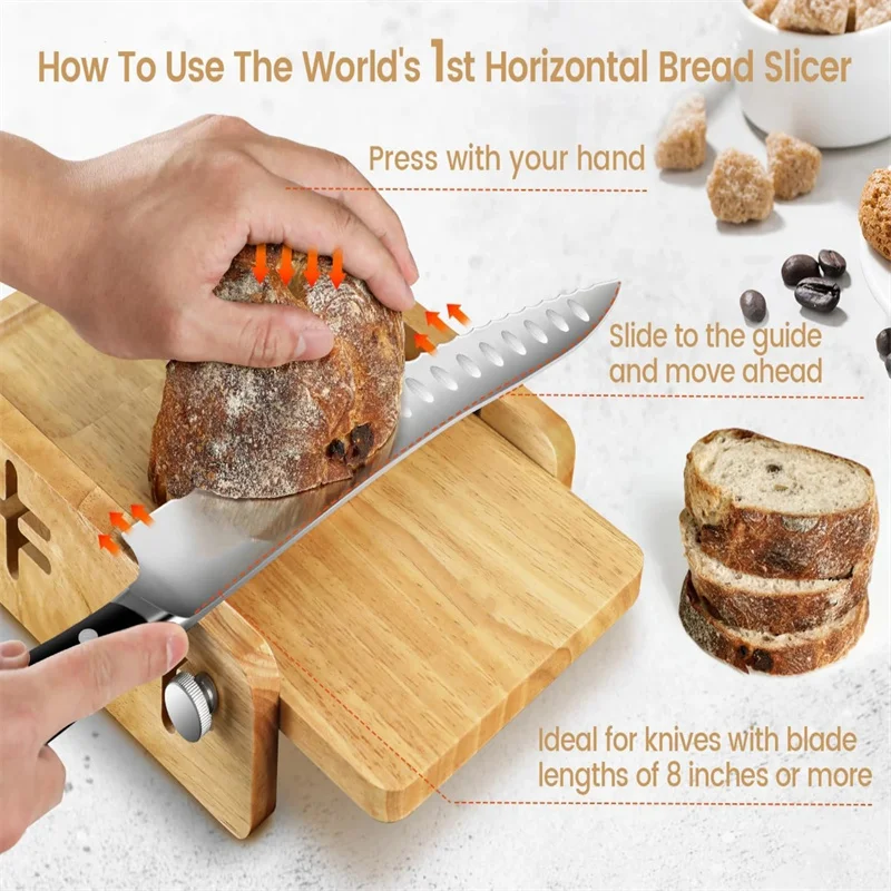 Broodsnijder met horizontale s - Kitchen Gadgets Guide recensie en prijs