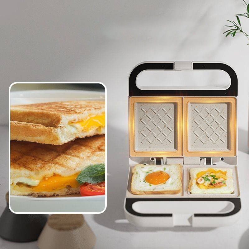 Sandwichbroodrooster voor 2 sn - Breakfast Sandwich Maker recensie en prijs