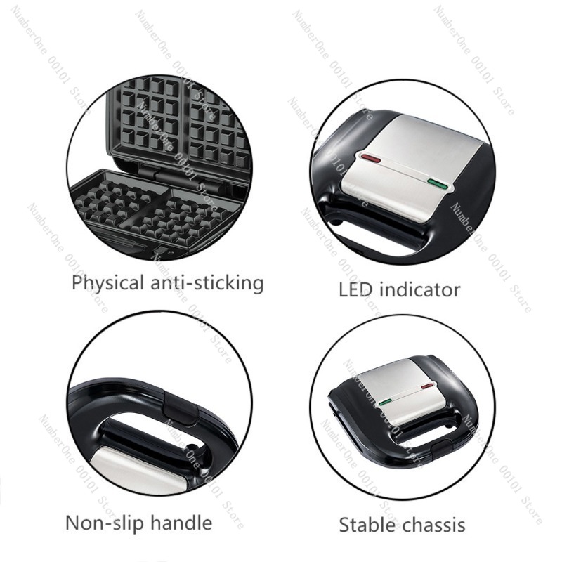 110V 8-in-1 sandwich-, donut-, - Breakfast Sandwich Maker recensie en prijs